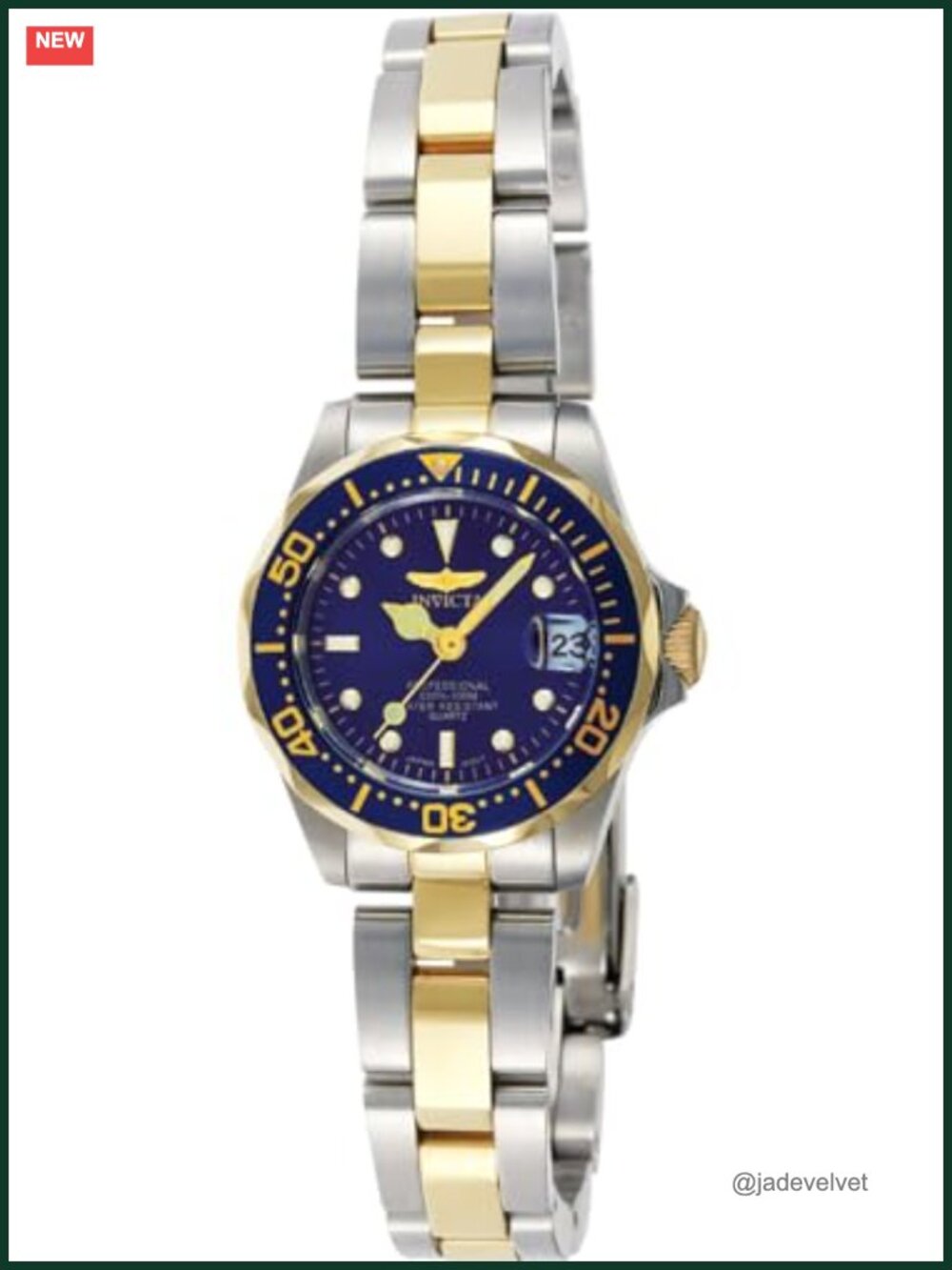 Women's Pro Diver GQ Two-Tone Stainless Steel Watch 100m Water Resistant